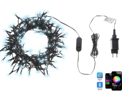 Catena luminosa Smart LED con App IGALIKU 27 m Multicolore