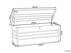 Cesta CEBROSA 165 cm 70 cm Blu