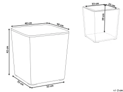 Cesta SARANDI 40 cm 40 cm Tortora