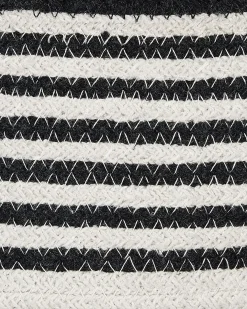 Cestino ARRAH Cotone Nero/Bianco