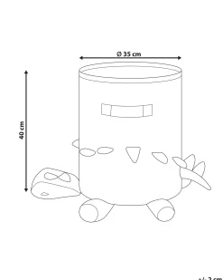 Cestino per bambini Dinosauro BAGNU Cotone Blu