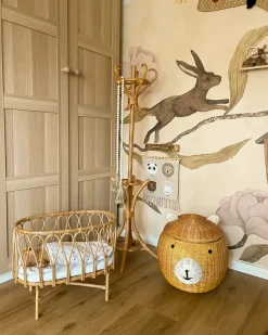 Cestino per bambini Orsacchiotto HIMBA Rattan Naturale