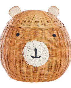 Cestino per bambini Orsacchiotto HIMBA Rattan Naturale