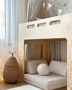 Cestino per bambini Pera VAGSOY Rattan Naturale