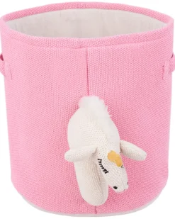 Cestino per bambini Unicorno NARROTI Cotone Rosa