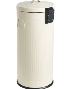 Cestino per i rifiuti 30 L ECOAURA Metallo Beige