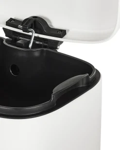 Cestino per i rifiuti 30 L ECOCOLLECT Metallo Bianco
