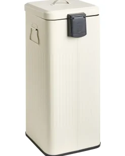Cestino per i rifiuti 30 L ECOCOMFORT Metallo Beige
