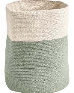 Cestino SILOPI Cotone Beige chiaro/Verde