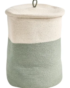 Cestino SILOPI Cotone Beige chiaro/Verde
