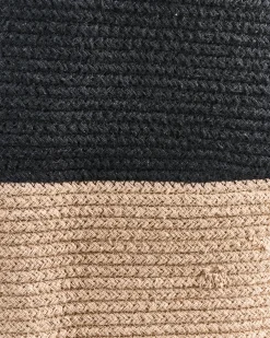 Cestino SILOPI Cotone Nero/Beige