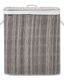 Cesto per la biancheria Con coperchio ARRAIAS Tessuto Grigio 100 L