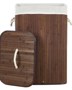 Cesto per la biancheria KOMARI Bambù Marrone scuro 72 L
