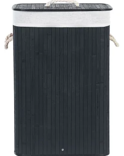 Cesto per la biancheria KOMARI Bambù Nero 72 L