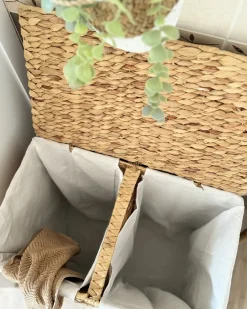 Cesto per la biancheria LANGSON Vimini Naturale 75 L