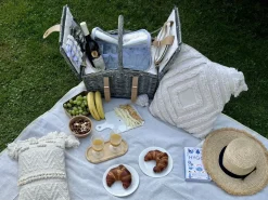 Cesto da Picnic CANELE Vimini Marrone