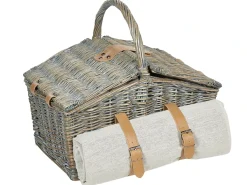 Cesto da Picnic CANELE Vimini Marrone