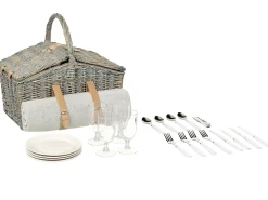 Cesto da Picnic CANELE Vimini Marrone