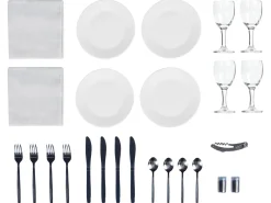 Cesto da Picnic GROSEILLE Vimini Grigio