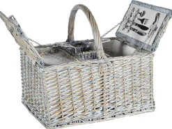 Cesto da Picnic GROSEILLE Vimini Grigio