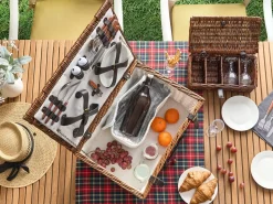 Cesto da Picnic PRUNEAU Vimini Marrone