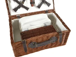 Cesto da Picnic PRUNEAU Vimini Marrone
