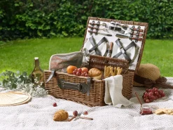 Cesto da Picnic PRUNEAU Vimini Marrone