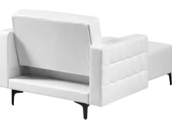 Chaise longue ABERDEEN Pelle sintetica Bianco