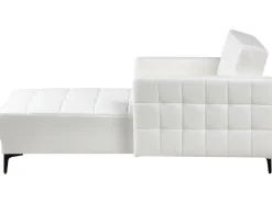 Chaise longue ABERDEEN Pelle sintetica Bianco