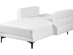 Chaise longue ABERDEEN Pelle sintetica Bianco