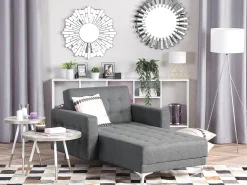Chaise longue ABERDEEN Tessuto Grigio