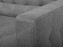 Chaise longue ABERDEEN Tessuto Grigio