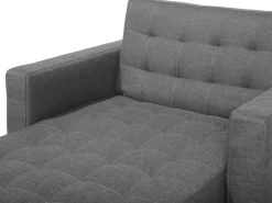 Chaise longue ABERDEEN Tessuto Grigio