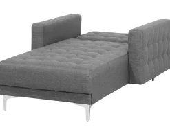 Chaise longue ABERDEEN Tessuto Grigio