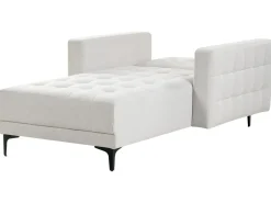 Chaise longue ABERDEEN Tessuto Grigio chiaro