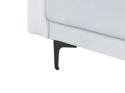 Chaise longue ABERDEEN Velluto Grigio chiaro
