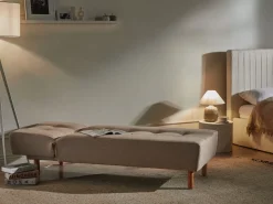 Chaise longue ALSTEN Tessuto Beige