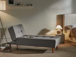 Chaise longue ALSTEN Tessuto Grigio scuro