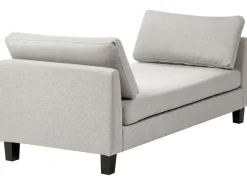 Chaise longue ARCHIANE Tessuto Grigio chiaro