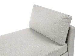 Chaise longue ARCHIANE Tessuto Grigio chiaro