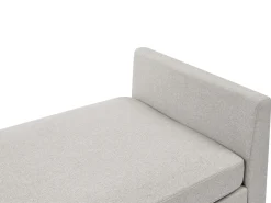 Chaise longue ARCHIANE Tessuto Grigio chiaro