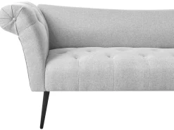 Chaise longue NANTILLY Tessuto Grigio chiaro