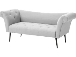 Chaise longue NANTILLY Tessuto Grigio chiaro