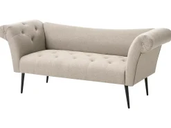 Chaise longue NANTILLY Tessuto Marrone chiaro
