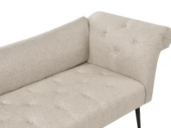 Chaise longue NANTILLY Tessuto Marrone chiaro