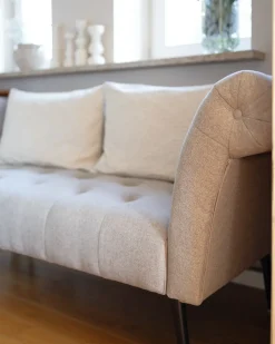 Chaise longue NANTILLY Tessuto Marrone chiaro