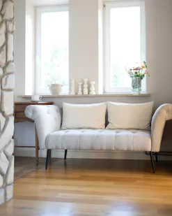 Chaise longue NANTILLY Tessuto Marrone chiaro