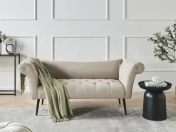Chaise longue NANTILLY Tessuto Marrone chiaro