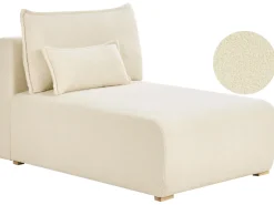 Chaise longue NERBO Bouclé Bianco sporco