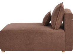 Chaise longue NERBO Bouclé Marrone